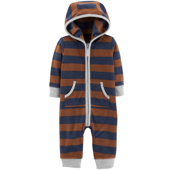 baby boy fleece jumpsuit